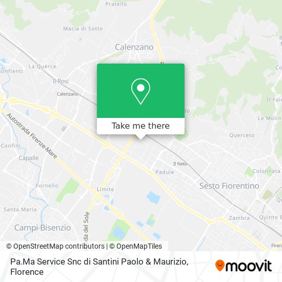Pa.Ma Service Snc di Santini Paolo & Maurizio map