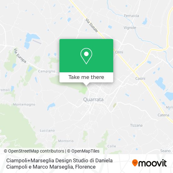Ciampoli+Marseglia Design Studio di Daniela Ciampoli e Marco Marseglia map