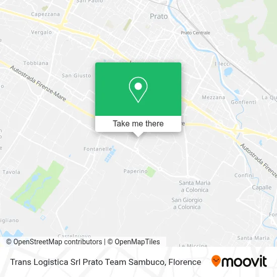 Trans Logistica Srl Prato Team Sambuco map