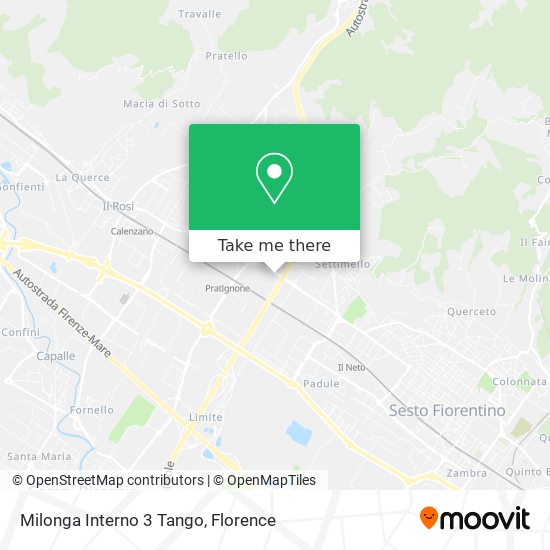 Milonga Interno 3 Tango map