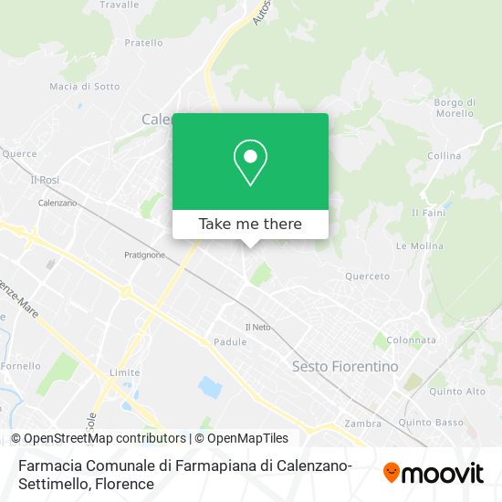 Farmacia Comunale di Farmapiana di Calenzano-Settimello map