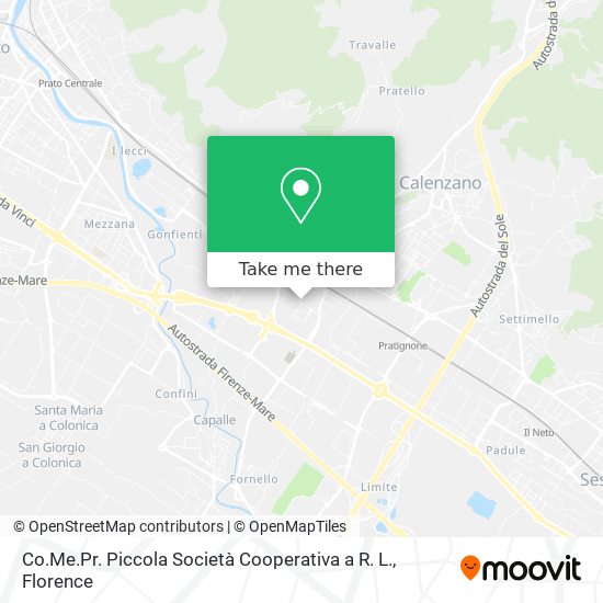 Co.Me.Pr. Piccola Società Cooperativa a R. L. map