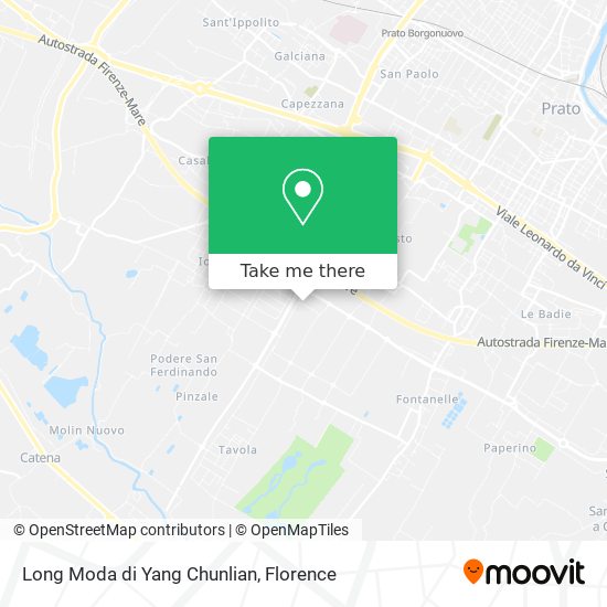 Long Moda di Yang Chunlian map