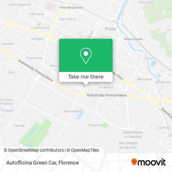 Autofficina Green Car map
