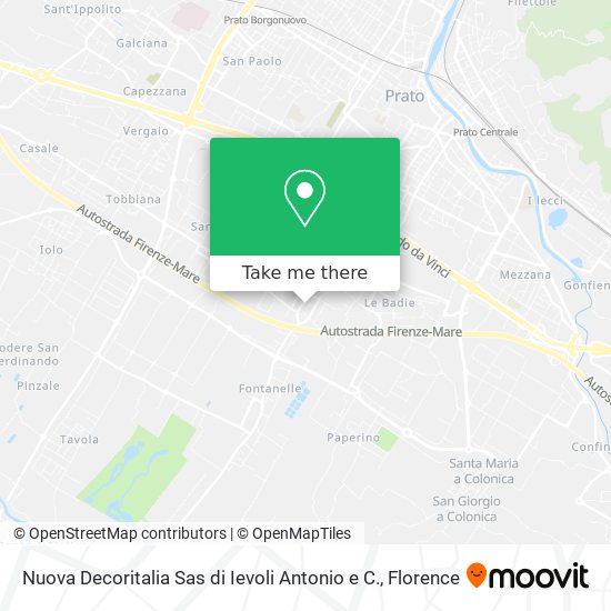 Nuova Decoritalia Sas di Ievoli Antonio e C. map