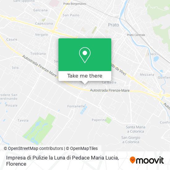 Impresa di Pulizie la Luna di Pedace Maria Lucia map