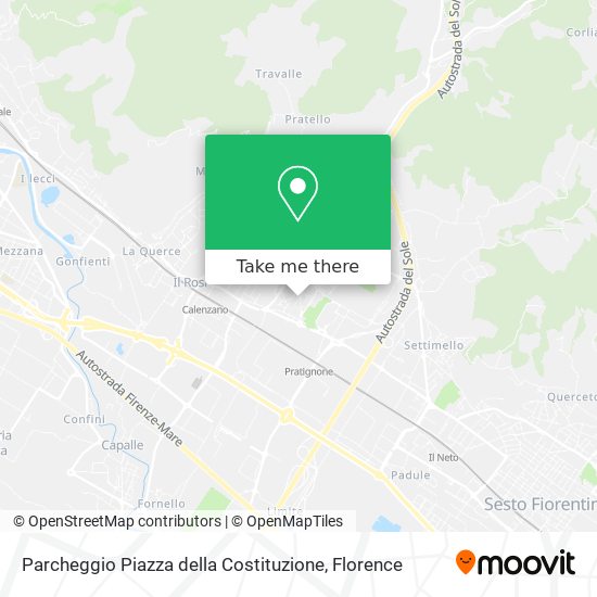 Parcheggio Piazza della Costituzione map