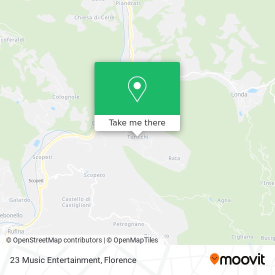 23 Music Entertainment map
