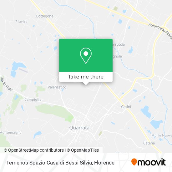 Temenos Spazio Casa di Bessi Silvia map