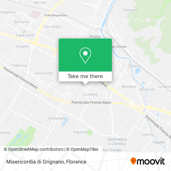 Misericordia di Grignano map
