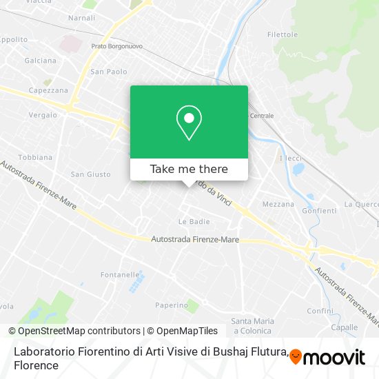 Laboratorio Fiorentino di Arti Visive di Bushaj Flutura map