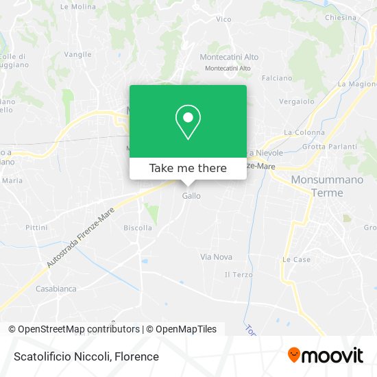 Scatolificio Niccoli map