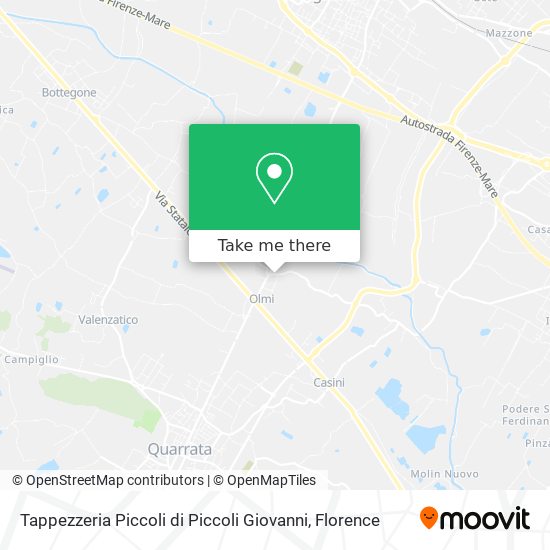 Tappezzeria Piccoli di Piccoli Giovanni map