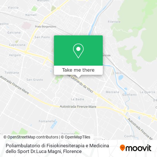 Poliambulatorio di Fisiokinesiterapia e Medicina dello Sport Dr.Luca Magni map