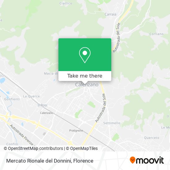 Mercato Rionale del Donnini map