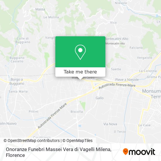 Onoranze Funebri Massei Vera di Vagelli Milena map