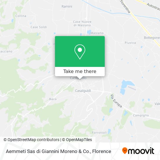 Aemmeti Sas di Giannini Moreno & Co. map