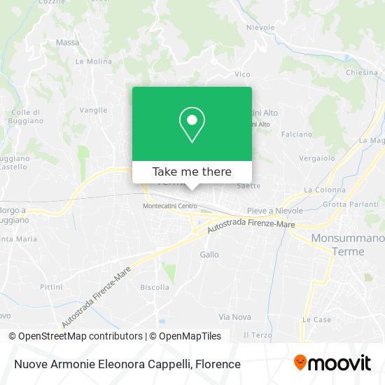 Nuove Armonie Eleonora Cappelli map