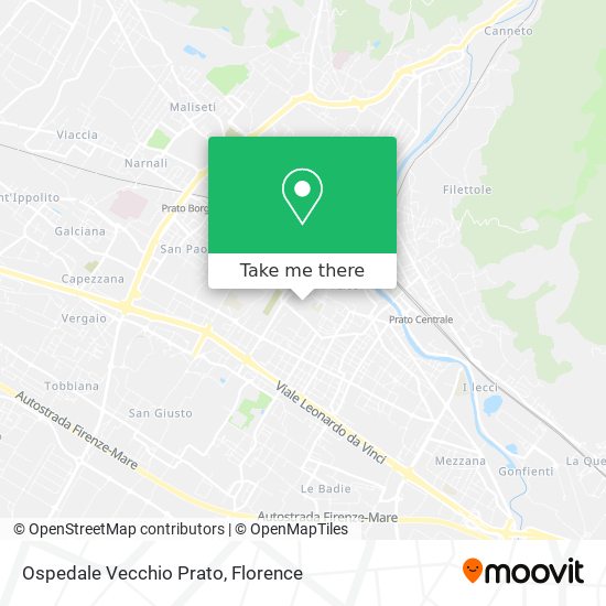 Ospedale Vecchio Prato map