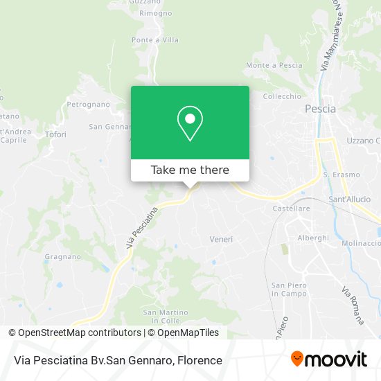 Via Pesciatina Bv.San Gennaro map