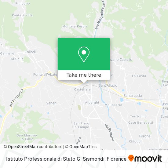 Istituto Professionale di Stato G. Sismondi map