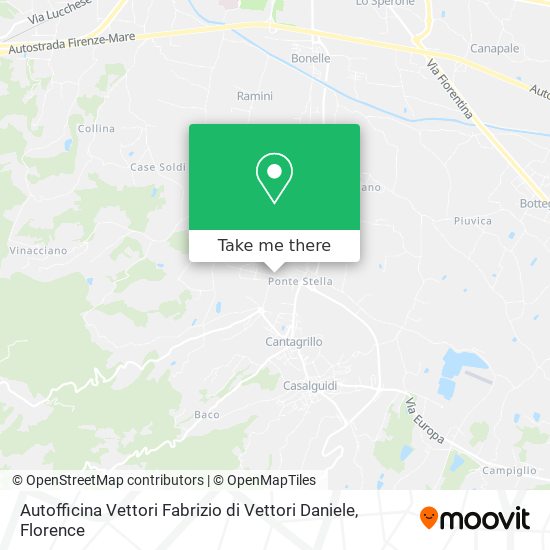 Autofficina Vettori Fabrizio di Vettori Daniele map