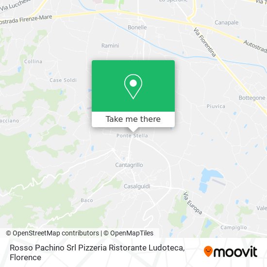 Rosso Pachino Srl Pizzeria Ristorante Ludoteca map