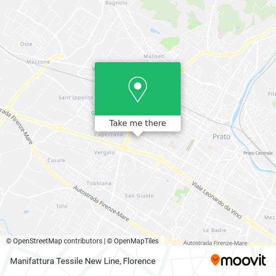 Manifattura Tessile New Line map