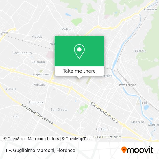 I.P. Guglielmo Marconi map