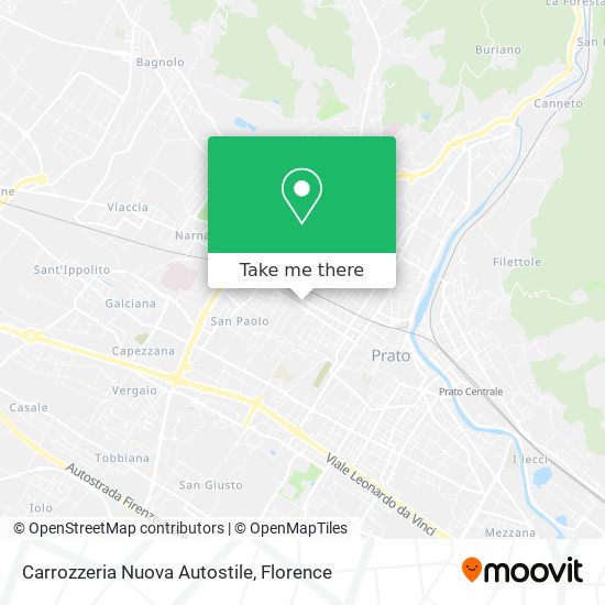 Carrozzeria Nuova Autostile map