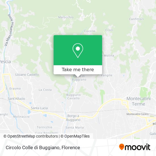 Circolo Colle di Buggiano map
