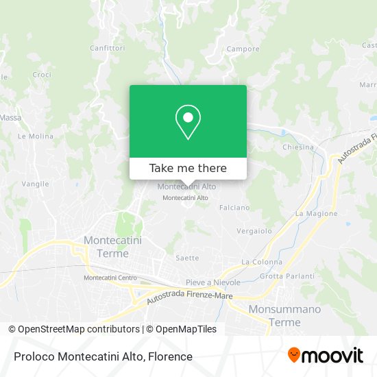Proloco Montecatini Alto map