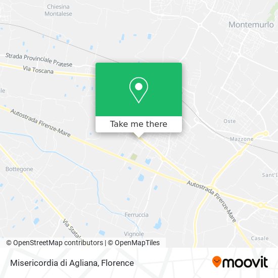 Misericordia di Agliana map