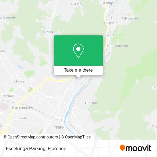 Esselunga Parking map