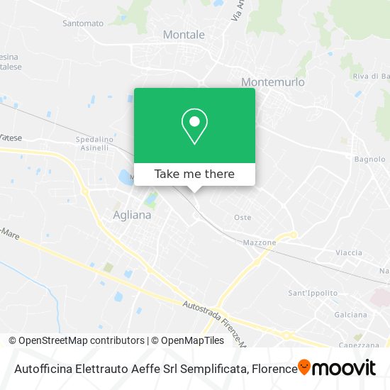 Autofficina Elettrauto Aeffe Srl Semplificata map