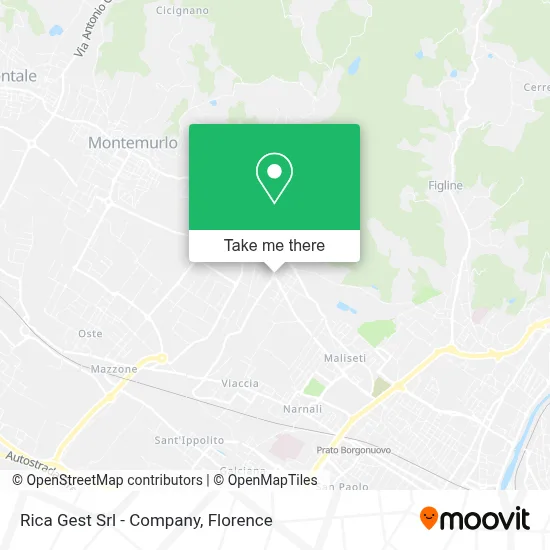 Rica Gest Srl - Company map