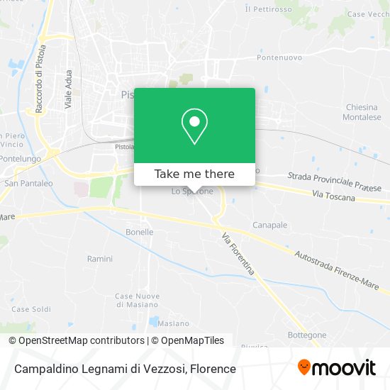 Campaldino Legnami di Vezzosi map