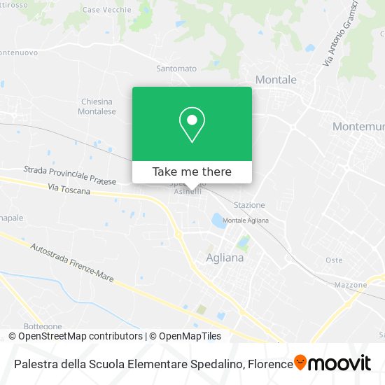 Palestra della Scuola Elementare Spedalino map