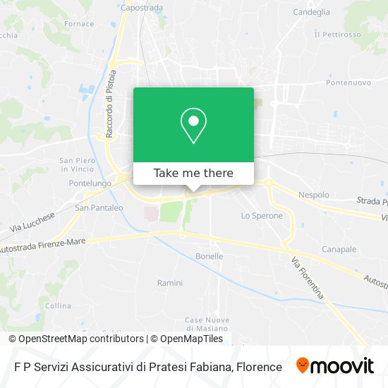 F P Servizi Assicurativi di Pratesi Fabiana map