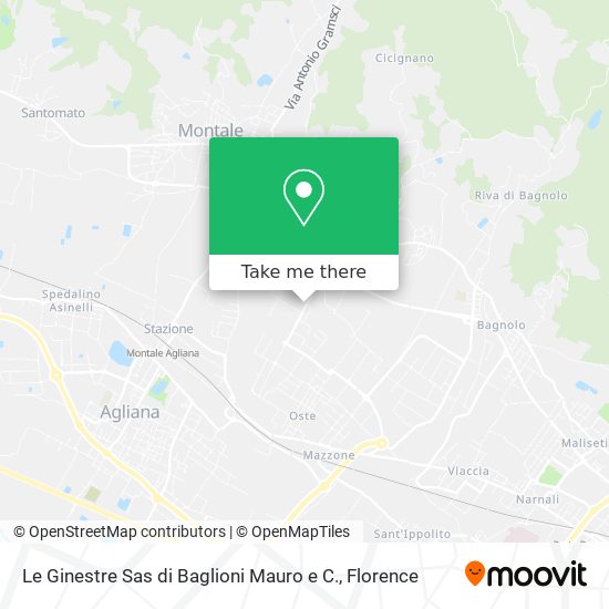Le Ginestre Sas di Baglioni Mauro e C. map