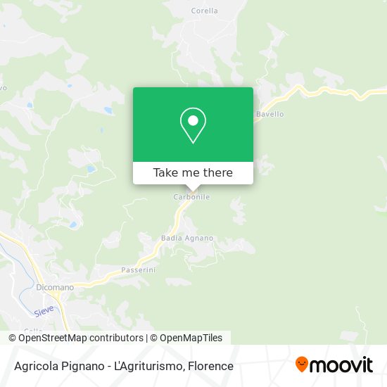 Agricola Pignano - L'Agriturismo map