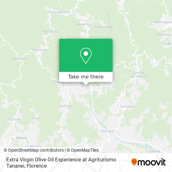 Extra Virgin Olive Oil Experience at Agriturismo Tananei map