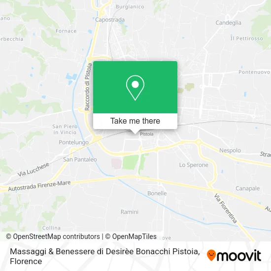Massaggi & Benessere di Desirèe Bonacchi Pistoia map
