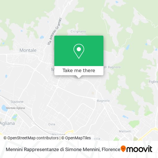 Mennini Rappresentanze di Simone Mennini map