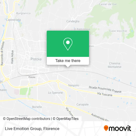 Live Emotion Group map