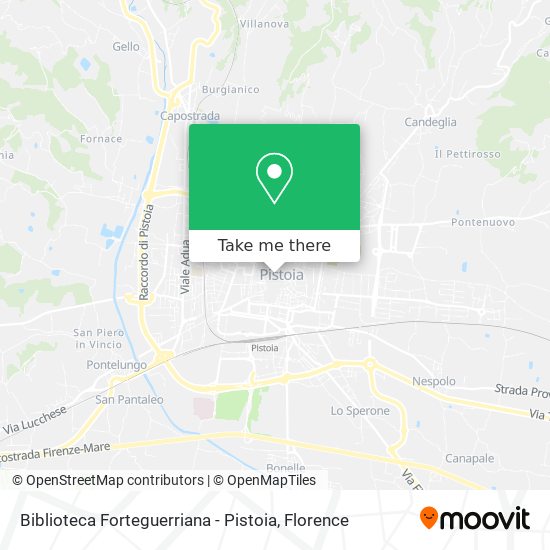 Biblioteca Forteguerriana - Pistoia map