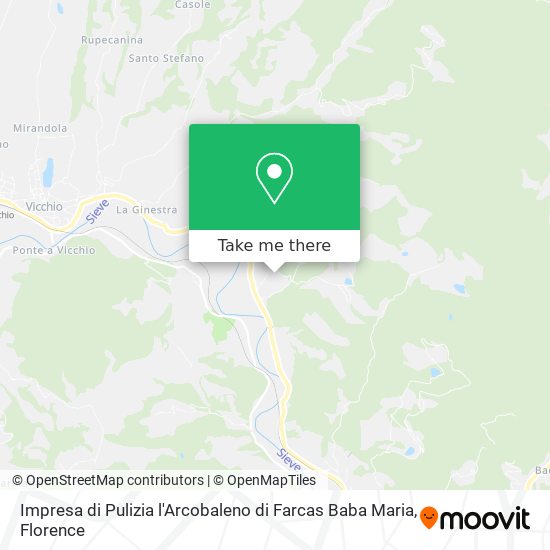 Impresa di Pulizia l'Arcobaleno di Farcas Baba Maria map