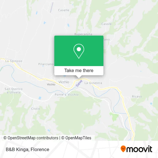 B&B Kinga map