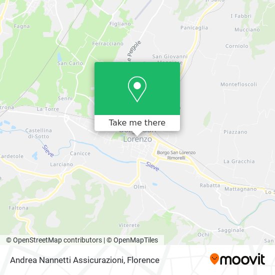 Andrea Nannetti Assicurazioni map