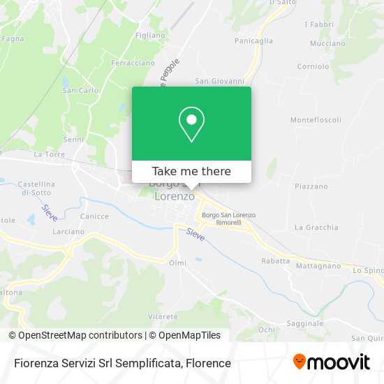 Fiorenza Servizi Srl Semplificata map